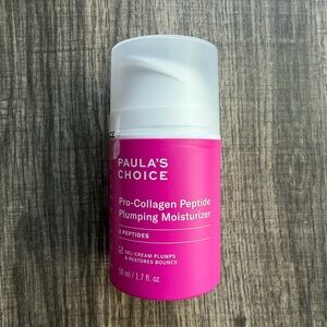 Paula's Choice Pro-Collagen Peptide Plumping Moisturizer - Bright Pink & White